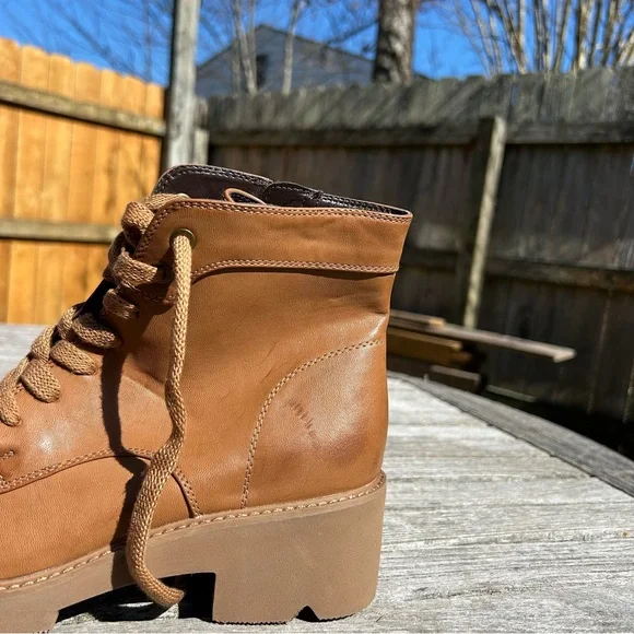 NATURALIZER Catherine Womens Faux Leather Block Heel Ankle‎ Boots size 8.5 - Picture 6 of 12